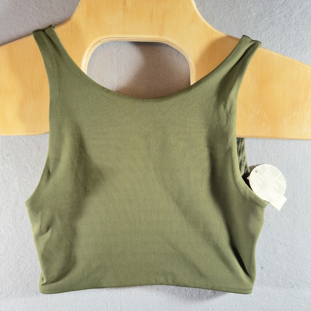 474 | NWT OFFLINE by Aerie Real Me Women XS Reversible Switch Up Bra Olive Green